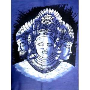 Lord Brahma Vishnu & Shiva Indian Gods Trinity Tridev Trimurti Art 