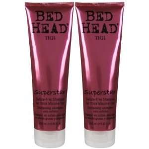  TIGI Bedhead Superstar Sulfate Free Shampoo, 8.45 oz, 2 ct 