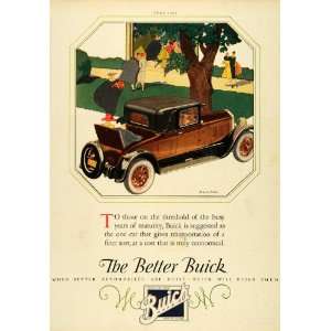  1926 Ad Antique Buick Fisher Body Chassis Graduation 