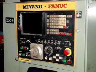   Miyano 7BC CNC LATHE, 10 3 JAW HYD. Chk, Fanuc 6TB, Tailstock  