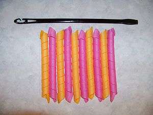   LONG AND WIDE CURLFORMERS MAGIC LEVERAG SPIRAL HAIR CURLERS WITH HOOK