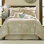 NEW Cindy Crawford OMBRE FLORAL King Comforter Set $335 Neutral Colors 