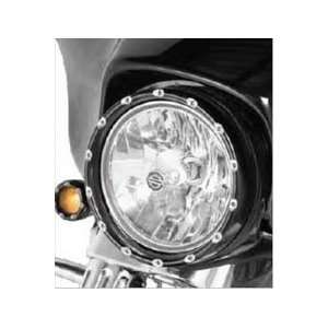   08 411 Fire Ring Black Turn Signals for Harley Davidson Automotive