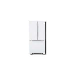  GE 222 Cu Ft French Door Refrigerator   White Appliances