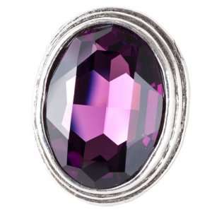  Avant Garde Deep Purple Swarovski Crystal Ring Jewelry