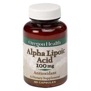  Oregon Health Alpha Lipoic Acid 300mg 60/60 caps Health 
