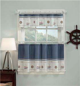 HYANNIS 60x24 Tier Kitchen Curtain Pair Combined shipping additional 