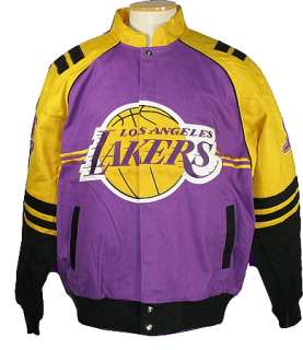 Official NBA Los Angeles LAKERS Cotton Twill Jacket 4XL  