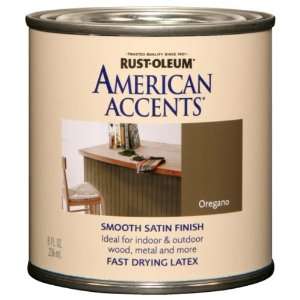  Rust Oleum 212081 American Accents 1/2 Pint Latex, Satin 