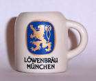 lowenbrau munchen mini beer mug stein bockling germany expedited 