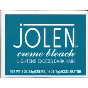  Jolen Crème Bleach, Lightens Excess Dark Hair, 1 oz (Pack 