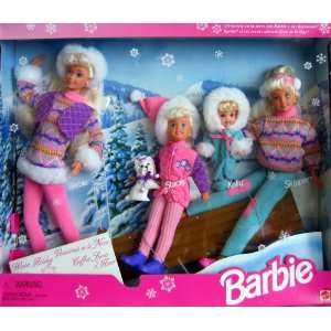  Barbie Winter Holiday Sledding Fun With Barbie and Her 
