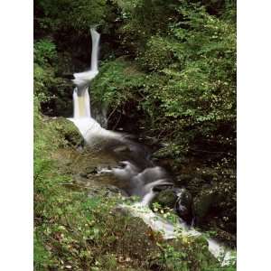  Waterfall on Hoaroak Water, Watersmeet, Lynmouth, Devon 