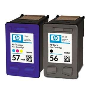  2 pack HP compatible ink cartridge 56/57 combo Office 