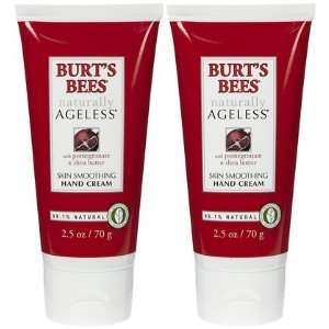Burts Bees Naturally Ageless Hand Cream, 2.5 oz, 2 ct (Quantity of 2)
