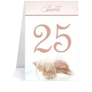  Wedding Table Number Cards   Nautilus Pearls My Jewel #1 