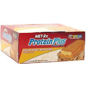  Met Rx USA Protein Bar, Creamy Peanut Butter Crisp, 12   3 
