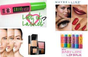 NEW Maybelline Makeup Baby Lips, Great Lash, FITme & more  Choose your 