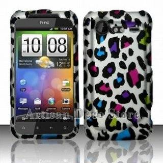 HTC Droid Incredible 2 Accessory   Colorful Leopard Design Protective 