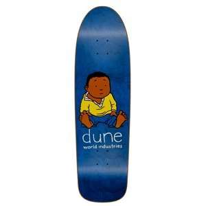   Industries Blue Dune Baby Sitting Old School Re issue Skateboard Deck