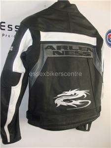 New Arlen Ness Motorcycle Leather Jacket Eu 50 UK 40  