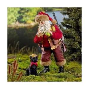   Farmer Santa Claus Hunting Buddies Hunter Dog 