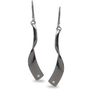  Skagen Denmark Womens Jewelry Grey Drop Dangle Earrings 