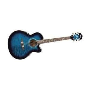 Ibanez AEL20E Acoustic Electric Guitar with Onboard Tuner (Transparent 