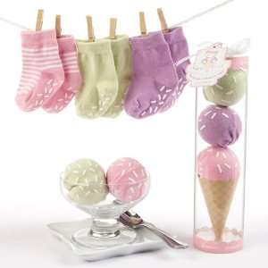  3 Scoops of Ice Cream Socks Gift Set Health & Personal 