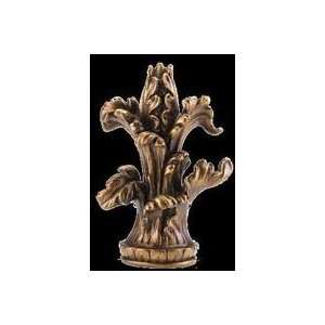  Acanthus finial for 2 1/4 inch wood curtain rods