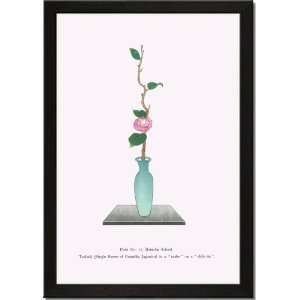   Poster 20x30, Tsubaki (Camellia Japonica) in a Tsubo