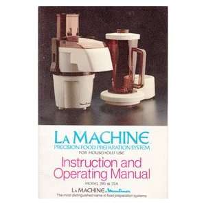  La Machine Instruction and Operating Manual   Model 390 