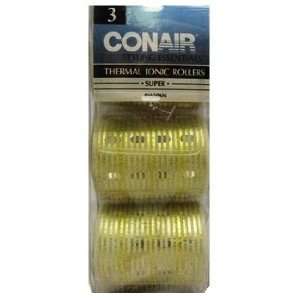 Conair Thermal Ionic Hair Rollers, Super Size, #66506N, (3 