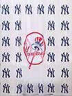 new york yankees mlb frosty bathroom shower curtain 