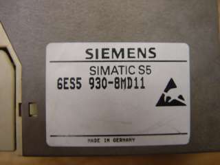 Siemens Simatic S5 100U Voltage Selector 6ES5 930 8MD11  