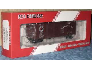 Model Electric Train Double Door Boxcar NP  