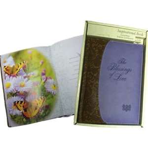 Blessings of Love An Inspirational Gift Book   Brown & Purple Italian 