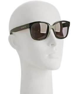 Balenciaga black retro square sunglasses  