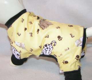   TC 6L PJS 4 legged Flannel pet Puppy Pajamas apparel clothing  