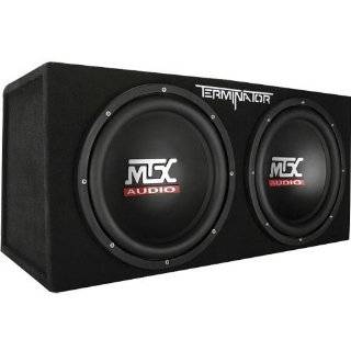 MTX Audio Terminator Series TNE212D 1200 Watt Dual 12 Sub…