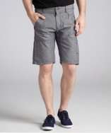 Projek Raw light indigo cotton denim cargo shorts style# 317127501