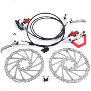   Rear Hydraulic Mountain Bike Disc Brakeset White AVI347571195  