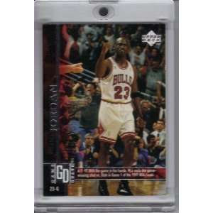  Michael Jordan Upper Deck Game Dated Card 1997 Everything 