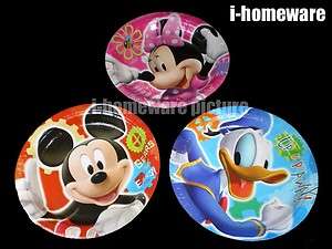 Mickey Mouse Birthday Party 6x Paper Plates m363  