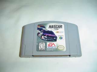NASCAR 99 N64 Nintendo 64 game Racing Dale Earnhardt 014633078657 