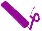 Pyle PITP8 Handset for iPhone, iPod, Android Phones Purple Color