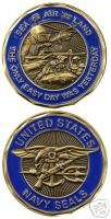 NAVY SEALS ONLY EASY DAY WAS YESTERDAY CHALLENGE COIN  