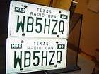 ham radio license plate  