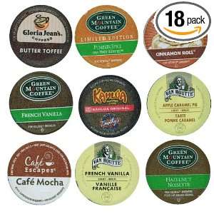 18 Pack   Limited Edition Fall Flavors Coffee Variety Pack WITH 