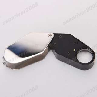 New 20x 21mm LED Illuminated Jewelers Magnifier Loupe  